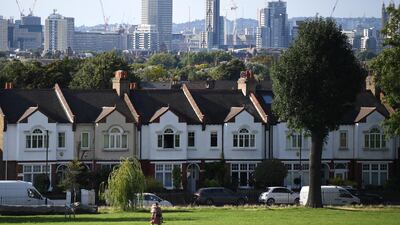 The number of transactions in Britain’s housing market soared last year after Finance Minister Rishi Sunak’s stamp duty land tax holiday was unveiled in July. AFP