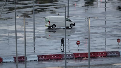Wet weather AUH. Yas Island