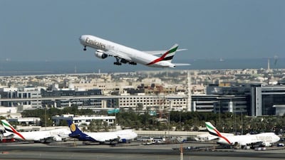 Taking photographs of aircraft taking off from a UAE airport could result in a prison sentence. Stephen Lock / The National