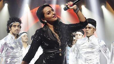 Sonakshi Sinha in the retro disco number Thank God Its Friday for the movie Himmatwala. IANS