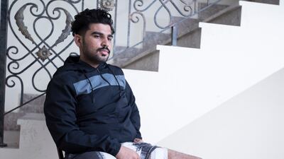 Mr Rath received 10 stitches in his left leg.