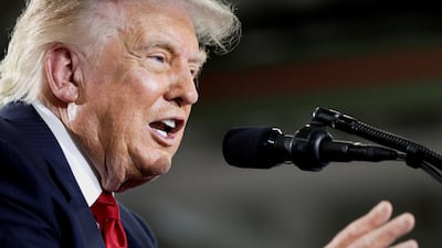 U. S. President Donald Trump delivers remarks during an event at the General Motors Milford Proving Ground in Milford, Michigan, U. S. , July 27, 2026. REUTERS / Evan Vucci