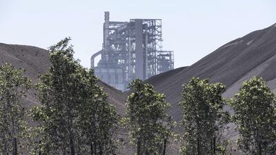The Emirates Steel plant in Mussaffah. Antonie Robertson / The National