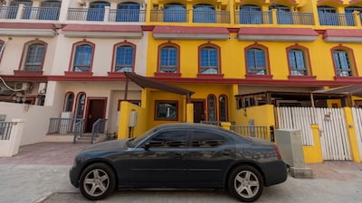 Outside Tommaso Li Vigni's home in Ajman.