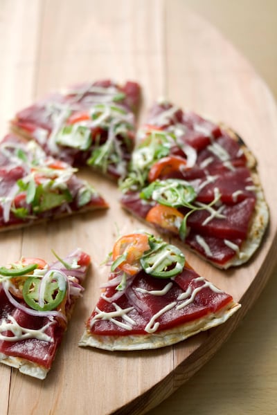 Tuna pizza