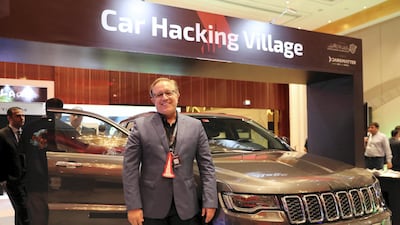 Eddie Schwartz, executive vice president of Cyber Services at DarkMatter, said more safeguards need to be put in place the combat the threat of car thieves. Pawan Singh / The National