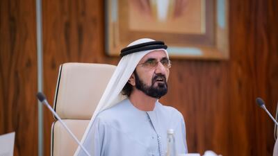 Sheikh Mohammed bin Rashid, Prime Minister and Ruler of Dubai, said foreign trade reached historic levels of more than Dh2.2 trillion last year. All photos: Dubai Media Office