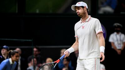 Andy Murray lost in straight sets to Denis Shapovalov of Canada.