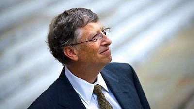 The Microsoft co-founder Bill Gates says that philanthropy and giving back actually make businesses more successful. Lionel Bonaventure / AFP