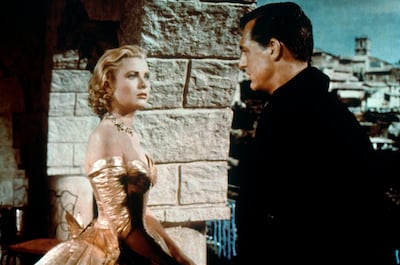 Grace Kelly and American actor Cary Grant in the film To Catch a Thief. Getty Images