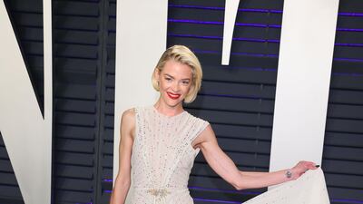 Jaime King arrives at the 2019 Vanity Fair Oscar Party. AFP