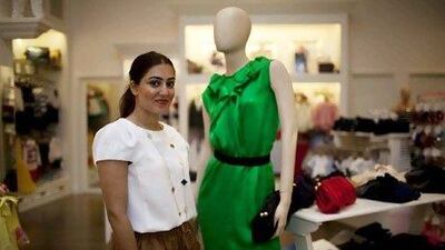 Barkha Shewakramani's collections are available at Smitten boutique in Dubai Marina Mall. Christopher Pike / The National