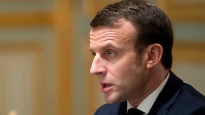 French President Emmanuel Macron. AFP