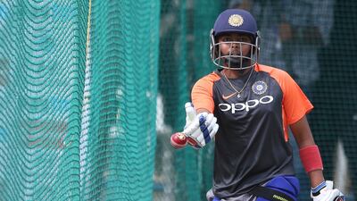 India opener Prithvi Shaw prepares for India's second Test against the West Indies, starting in Hyderabad on Friday. AP Photo