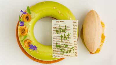 A Riddler-themed dish at London's Park Row.