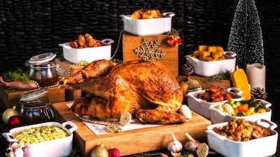 The festive turkey at The La Farine Restaurant at JW Marriott Marquis Hotel. Courtesy La Farine Restaurant at JW Marriott Marquis Hotel Dubai