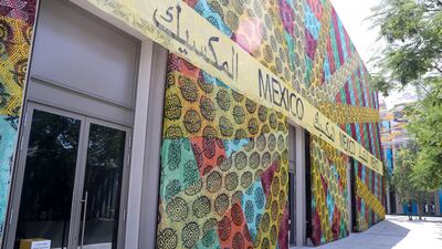 The Mexico Pavilion at Expo 2020 Dubai.