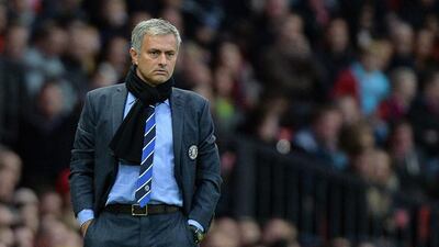 Jose Mourinho's Chelsea side maintain a six point advantage over Manchester City at the top of the Premier League table. Peter Powell / EPA