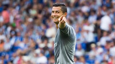 Cristiano Ronaldo of Real Madrid shown during a La Liga match against Espanyol last month. Alex Caparros / Getty images / September 12, 2015