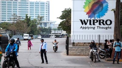 Indian IT majors such as Wipro are building their portfolio of products through acquisitions, with an eye on the Middle East market. Namas Bhojani / Bloomberg