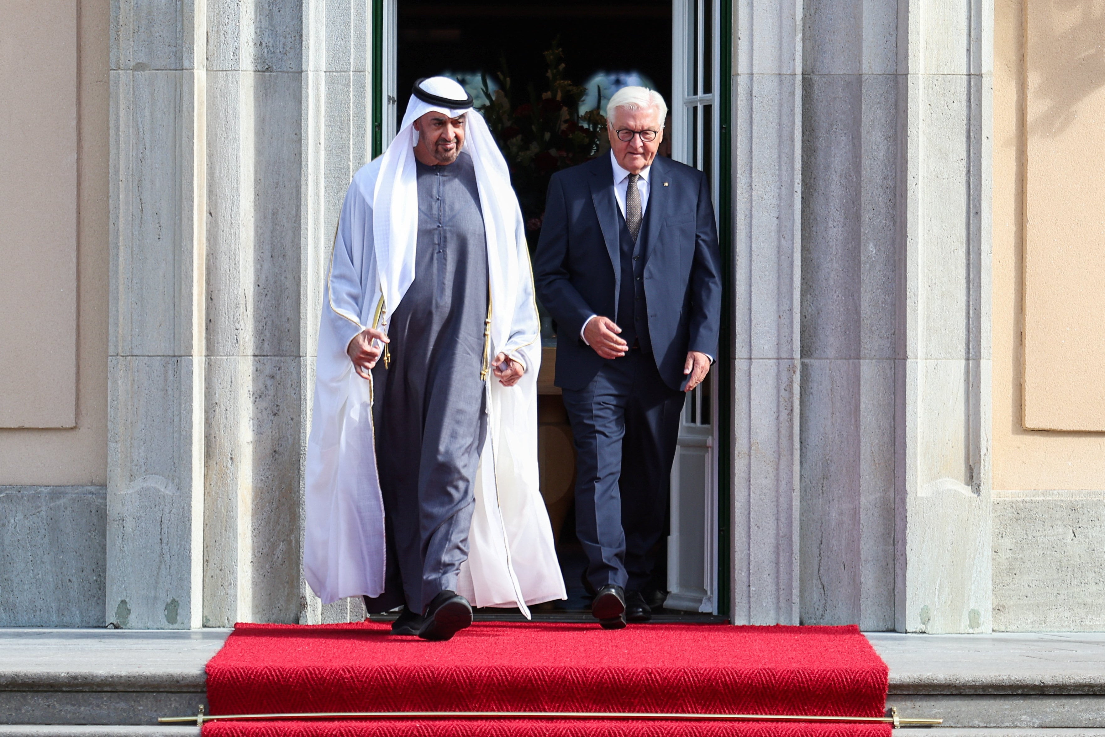 Sheikh Mohamed Visits Germany While Regional Tensions and Shipping Conflicts Intensify