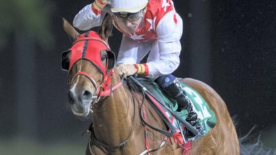 RB Money To Burn beat stablemate Eghel De Pine in her only race in Al Ain in November. Erika Rasmussen for The National