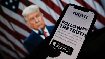 The announcement reflects a deepening relationship between Trump Media & Technology Group and Canadian video-sharing platform Rumble, which caters to conservatives. AFP