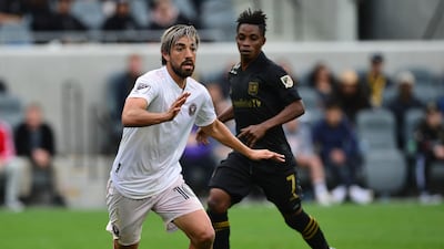 Inter Miami midfielder Rodolfo Pizzaro in possession. Reuters