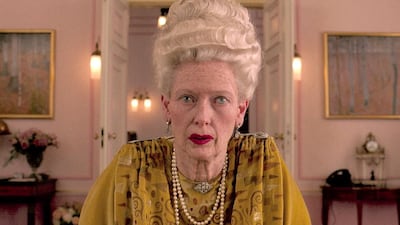 Tilda Swinton in a scene from The Grand Budapest Hotel. Fox Searchlight / AP photo