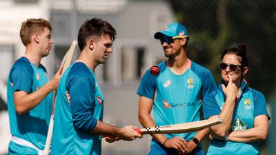 Australia's Mitchell Marsh during practice in Birmingham. Reuters