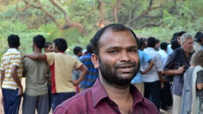 Bathram Ravichandran is the founder of Dalit Camera, through which volunteers post videos of mistreatment on YouTube. Courtesy Dalit Camera