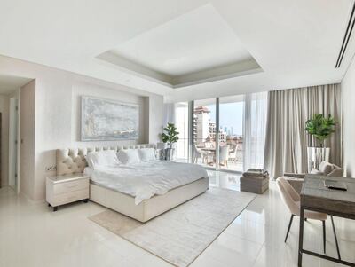 The property has three bedrooms and four bathrooms. Courtesy Luxhabitat Sotheby's International Realty