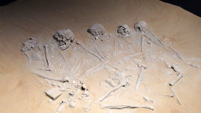 Graves at Mleiha. Much of the site is now opened to visitors. Chris Whiteoak / The National