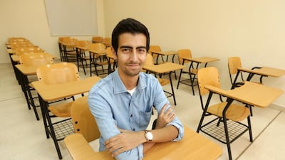 Yonas Ackholm started as a business management student on his parents' instruction but saw his grades rise when he switched to international relations. Jaime Puebla / The National Newspaper