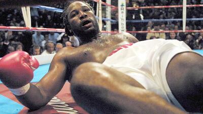 Lennox Lewis, seen in this 2001 picture, has not fought in a decade. AFP
