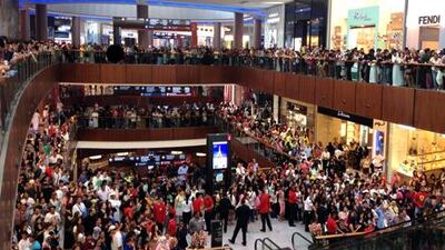 Fans shrieked, sang and called out his name at the mall as rumours spread on Twitter that the singer was seen shopping. He was not there at all. Colin Simpson / The National