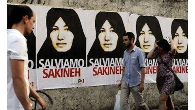The case of Sakineh Mohammadi-Ashtiani has sparked an international outcry as these posters in central Rome show.