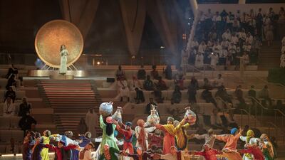 Andra Day performs at the opening ceremony. Photo: Ministry of Presidential Affairs