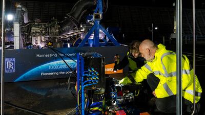 Ground tests of the hydrogen-powered jet engine took place at Boscombe Down in England. Photo: Rolls-Royce