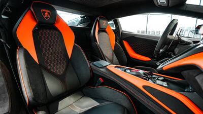 Those seats should hold you in place when you're tearing round corners