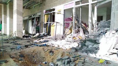 Two people were reported killed in rocket strikes on Ashkelon. Rosie Scammell / The National