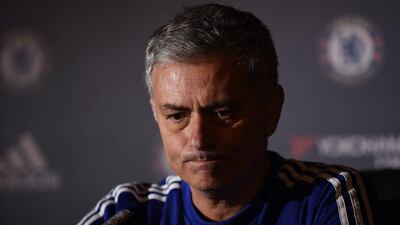 Chelsea manager Jose Mourinho shown during a press conference on Friday at the club's training ground. Tony O'Brien / Action Images / Reuters / December 11, 2015