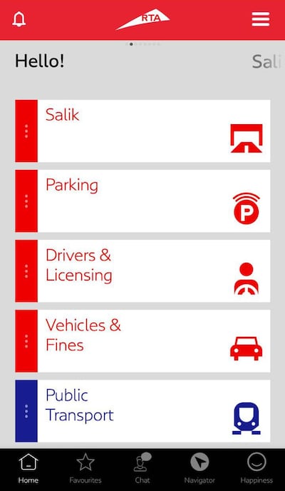 The RTA app