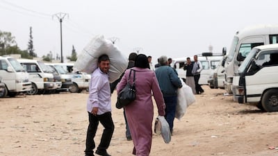 To get there the bus must first cross an area that is under army control, before reaching a desert zone that has become a no-man’s land over the course of the more than three-year-old war.