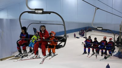 Ski Dubai introduces more than 80,000 people to skiing and snowboarding every year. Pawan Singh / The National