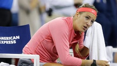 Victoria Azarenka is proud despite a stinging defeat in the US Open final. Darron Cummings / AP Photo