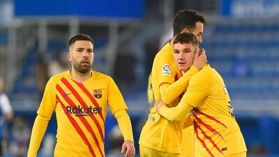 Jordi Alba – 7. A mainstay in an injury hit side, the full-back was beaten a couple of times in another unconvincing performance. Did set up Torres in the build-up to the goal – a lovely move and rare moment of quality. AFP