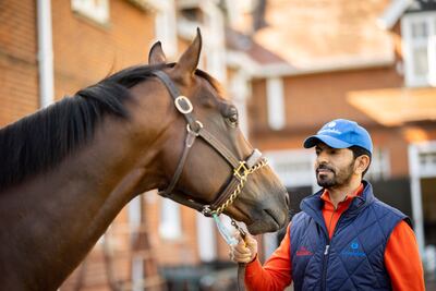 Saeed bin Suroor at the Godolphin stables in Newmarket. Mark Chilvers / The National