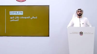 Dr Omar Al Hammadi is the spokeperson for the UAE Ministry of Health and Prevention. The National