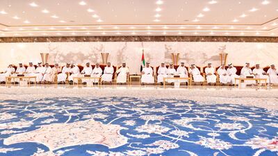 Sheikh Mohammed also prayed to Allah the Almighty to rest the soul of Sheikh Hamad bin Mohammed Al Qasimi in paradise and grant patience and solace to his family. Courtesy Dubai Media Office / Wam